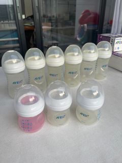 TAKE ALL 9 Avent Natural bottles used