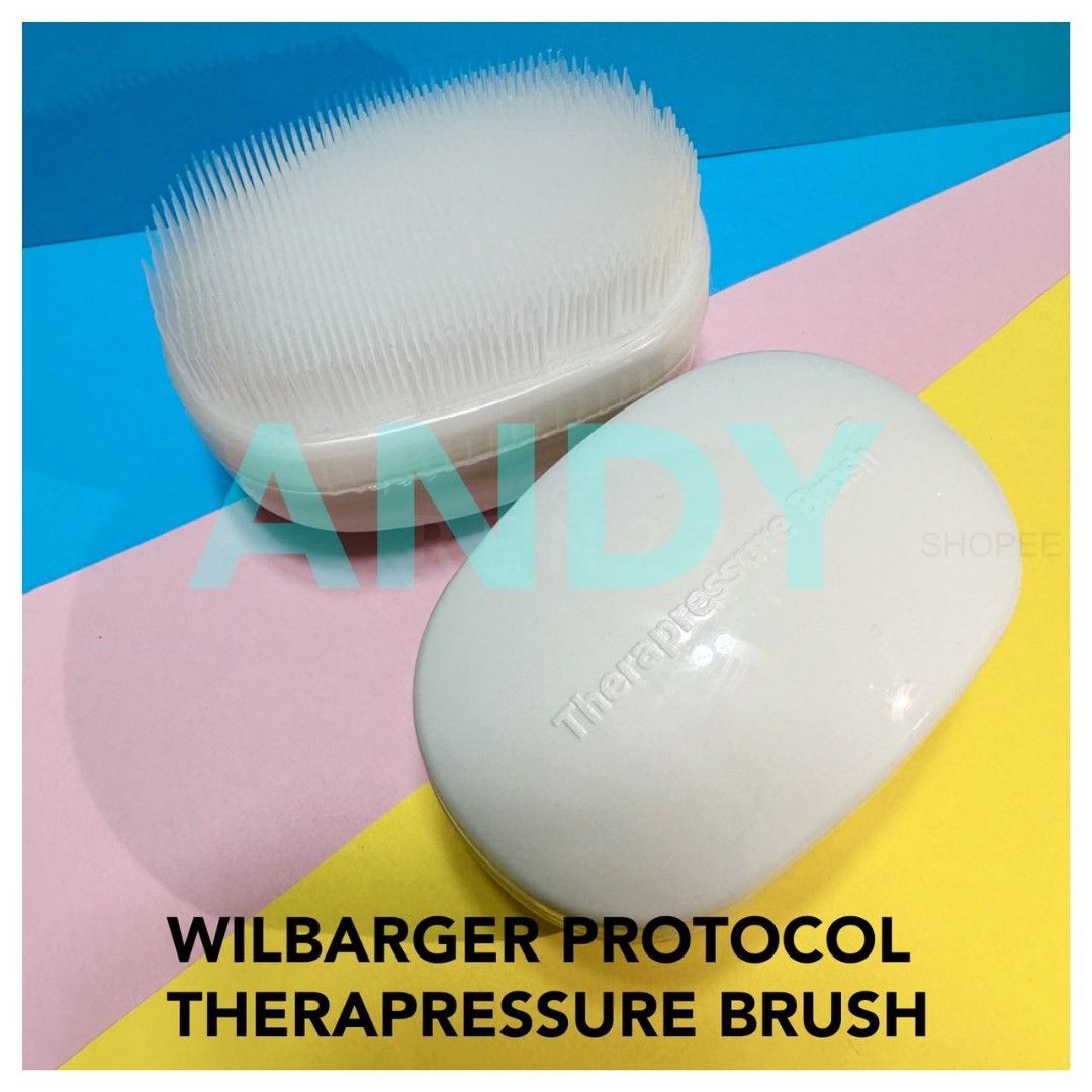 Therapy Tools (Category: Massage Devices) located in Manila. Submitted by andy.andy23 (Listing ID 1292493830, Image 2). Description: The Therapressure Brush is the sensory brush designed by Patricia Wilbarger, the occupational therapist who developed the Wilbarger protocol, also known as "brushing therapy". Sensory brushes are designed to deliver a deep pressure massage to help improve sensory defensiveness. Price 500 MOP:GCash Courier: Grab, Lal