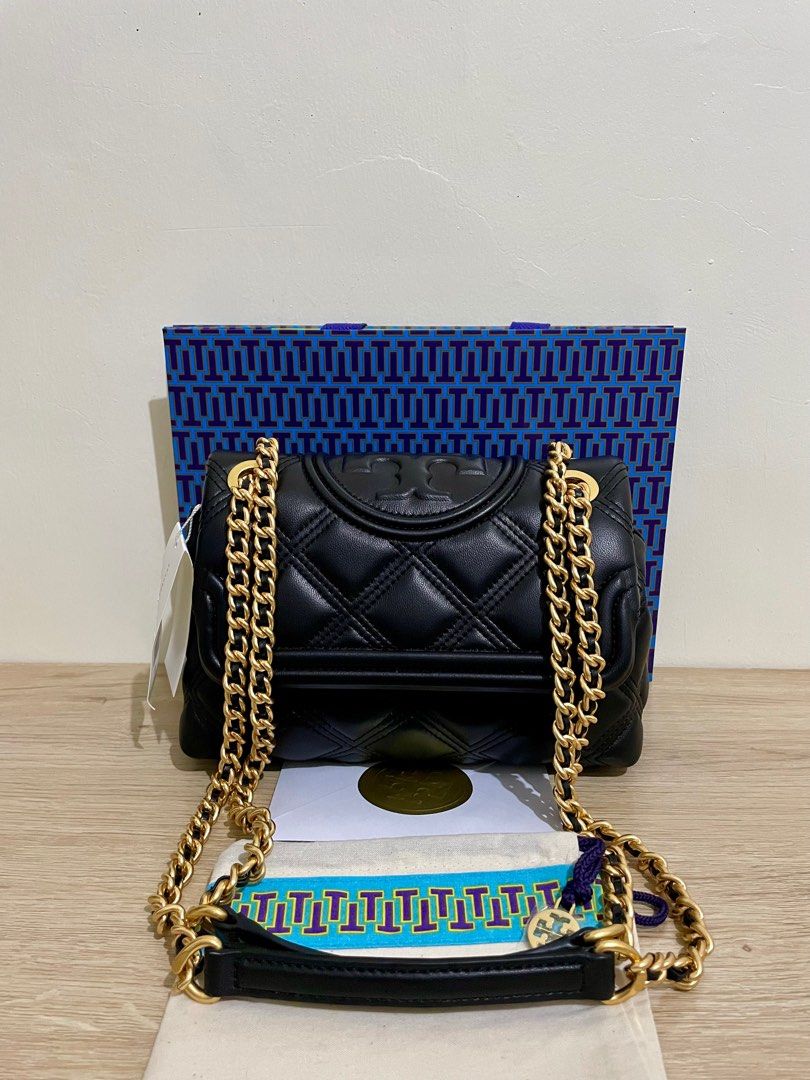 Tory burch soft fleming small convertible shoulder bag (Category: Luxury Bags & Wallets) located in Cabuyao City. Submitted by luxbymishy (Listing ID 1292475798, Image 3). Description: Brand new complete inclusions Guaranteed original.