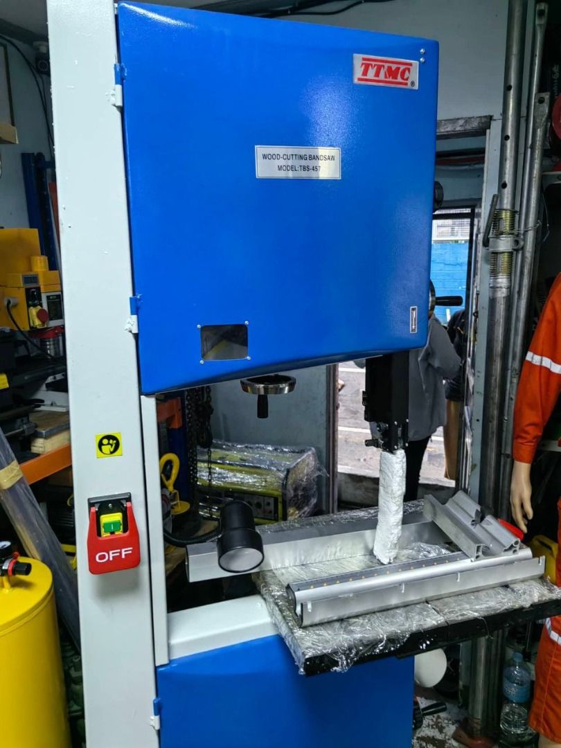 TTMC WOOD BANDSAW MACHINE (Category: Construction Tools & Equipment) located in Manila. Submitted by joeyroque09 (Listing ID 1292474444, Image 3). Description: 0-9-1-7-7-1-1-0-0-9-8- Text For Fast Transaction.