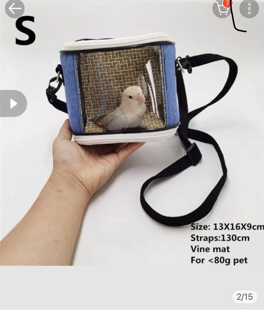 Vine bag for birds, Pet Supplies, Homes & Other Pet Accessories on Carousell