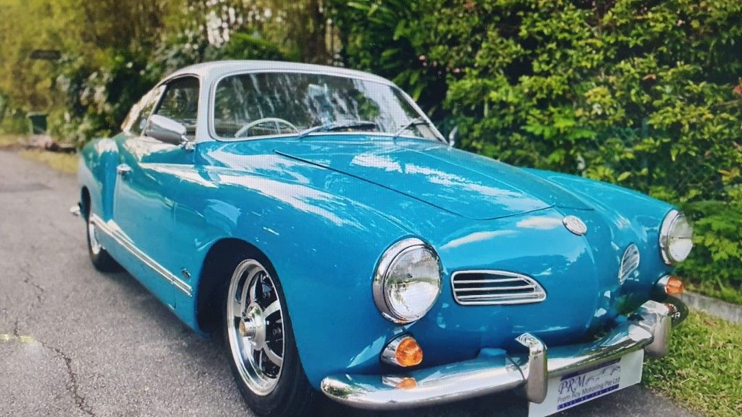 Volkswagen Karman Ghia 1.6MT karman Ghia Manual (Category: Used Cars) located in Singapore. Submitted by wtay1 (Listing ID 1292548130, Image 1). Description: A 1966 Volkswagen/ Karman Ghia comes with a 1966 number plate. Full done up with top-notch audio systems. Aircon Installed. Pristine condition. This car offers a luxurious audio experience that complements the car's timeless design and enhances the driving experience for audiophiles and enth