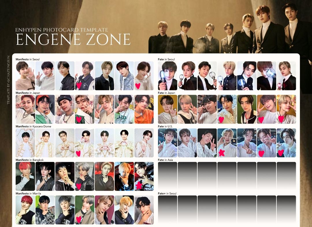 wtb/lfs enhypen engene zone pcs heeseung jay jake sunghoon sunoo