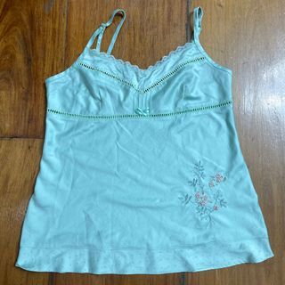 2000s Coquette Floral Tank Top