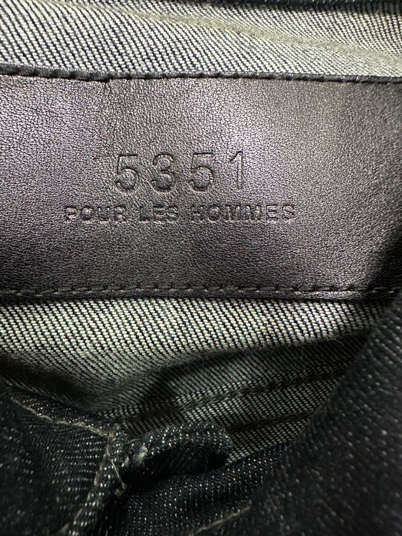 5351 POUR LES HOMMES | Denim Jacket (Category: Coats, Jackets and Outerwear) located in Lapu Lapu. Submitted by nervecloset (Listing ID 1292769210, Image 3). Description: 5351 POUR LES HOMMES | Denim Jacket size 46 on tag W = 19.2 inches L = 25 inches Excellent condition 2250 + sf.