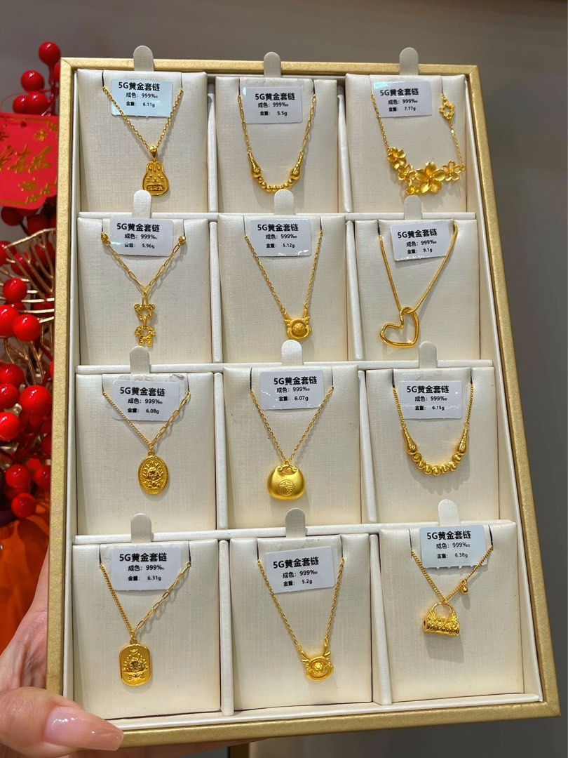 999 gold necklace sale