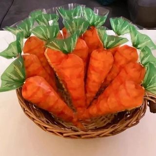 🆕️ 20pcs Large Carrot Candy Bag for Easter Holiday Parties or Kids Games