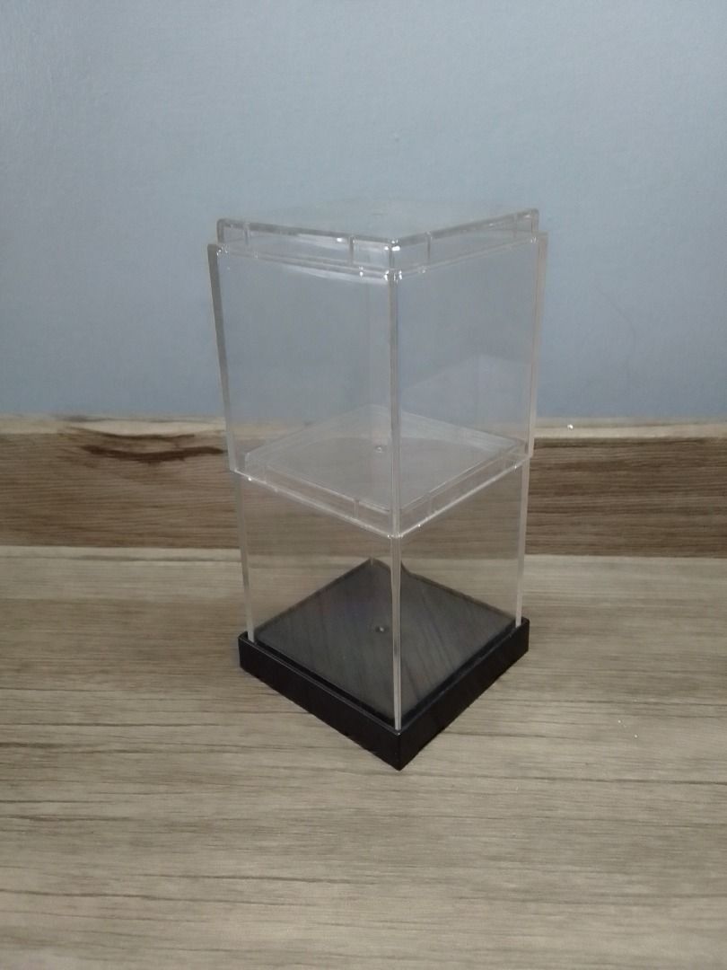 ACRYLIC DISPLAY CASE (Category: Storage Boxes & Baskets) located in Mandaluyong City. Submitted by neko.neko21 (Listing ID 1292670818, Image 1). Description: SIZE : 4.50 INCHES TALL (OVERALL) 2.25 INCHES PER CUBE FORMAT :Miniature Toy Figure REMARK : - 2 CUBES (DETACHABLE) - CAN FIT LEGO MINIFIGURES AND OTHER MINIATURE TOYS (2 INCH) - NO DAMAGES. PAYMENT METHOD - BDO - BANK OF COMMERCE - G CASH - CASH (on pick up) *SHIPPING or PICK UP - PICK UP -