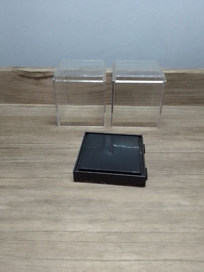 ACRYLIC DISPLAY CASE (Category: Storage Boxes & Baskets) located in Mandaluyong City. Submitted by neko.neko21 (Listing ID 1292670818, Image 2). Description: SIZE : 4.50 INCHES TALL (OVERALL) 2.25 INCHES PER CUBE FORMAT :Miniature Toy Figure REMARK : - 2 CUBES (DETACHABLE) - CAN FIT LEGO MINIFIGURES AND OTHER MINIATURE TOYS (2 INCH) - NO DAMAGES. PAYMENT METHOD - BDO - BANK OF COMMERCE - G CASH - CASH (on pick up) *SHIPPING or PICK UP - PICK UP -