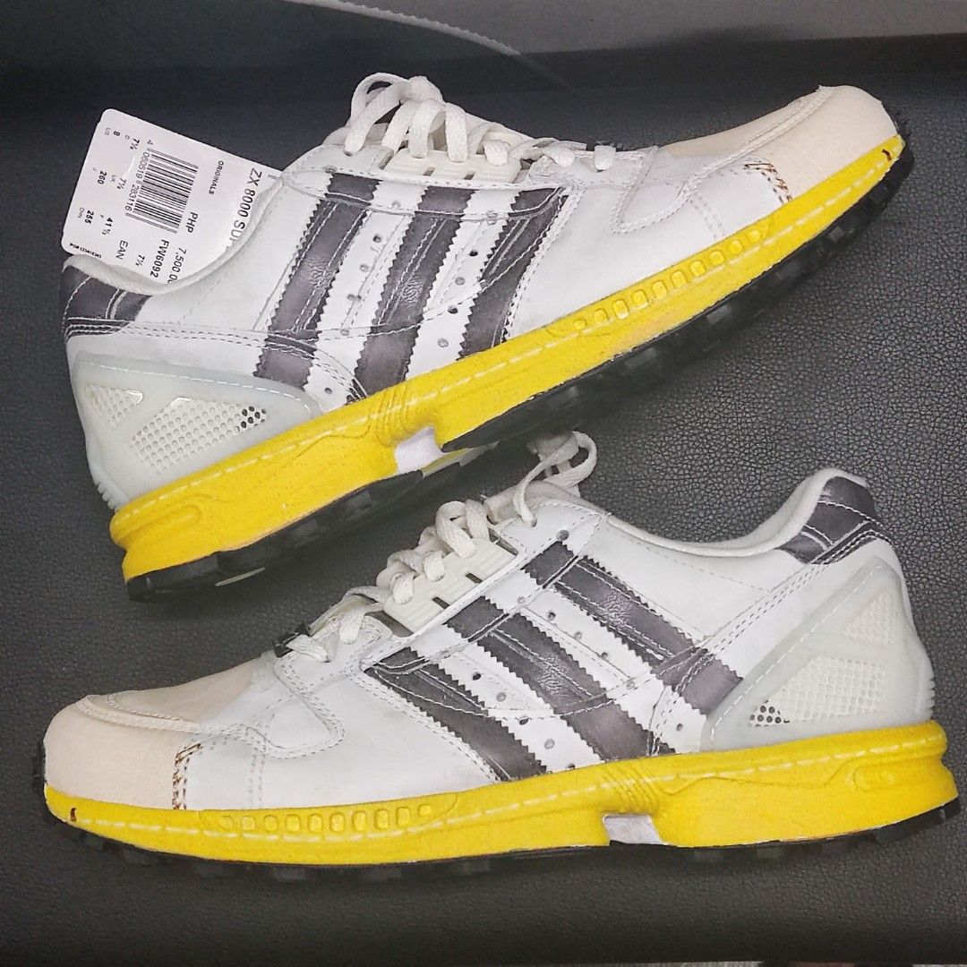 adidas gazelle silver green womens White / 10