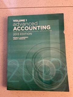 Advanced Accounting Volume 1 (2013 Edition)
