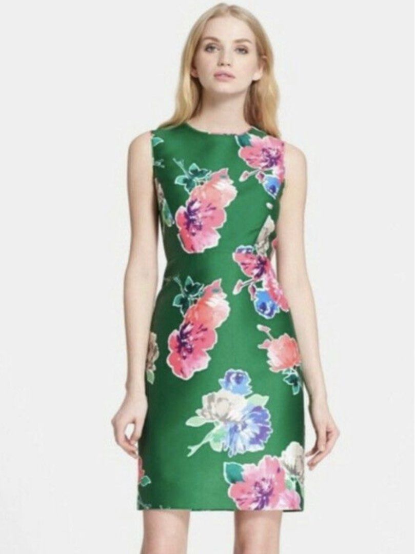 Authentic Kate Spade Della Green in Full Bloom Floral Dress, Women's  Fashion, Dresses & Sets, Dresses on Carousell