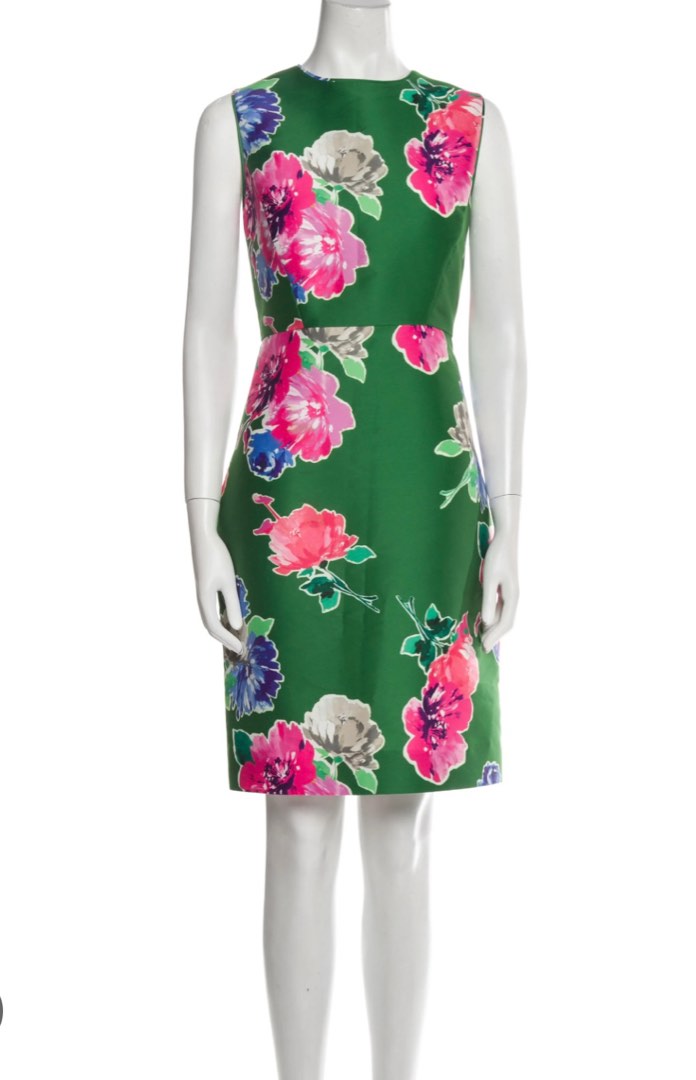 Authentic Kate Spade Della Green in Full Bloom Floral Dress Women s Fashion Dresses Sets Dresses on Carousell