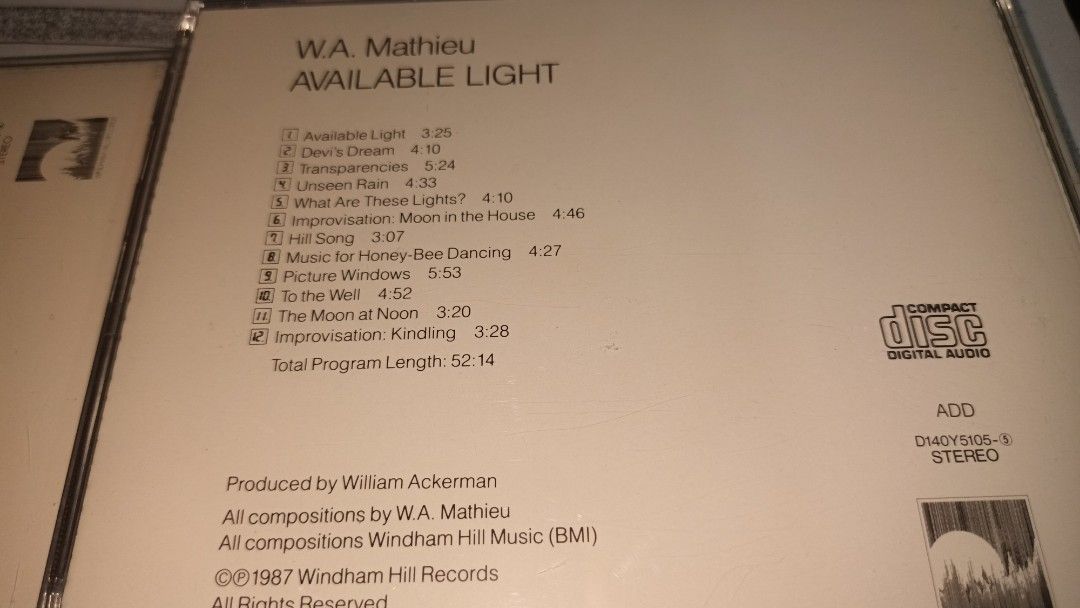 Wa Mathieu JAZZ名盤 WINDHAM HILL RECORDS 日本 TO 5 CD COLLECTION V.A. HEART WILLIAM ...