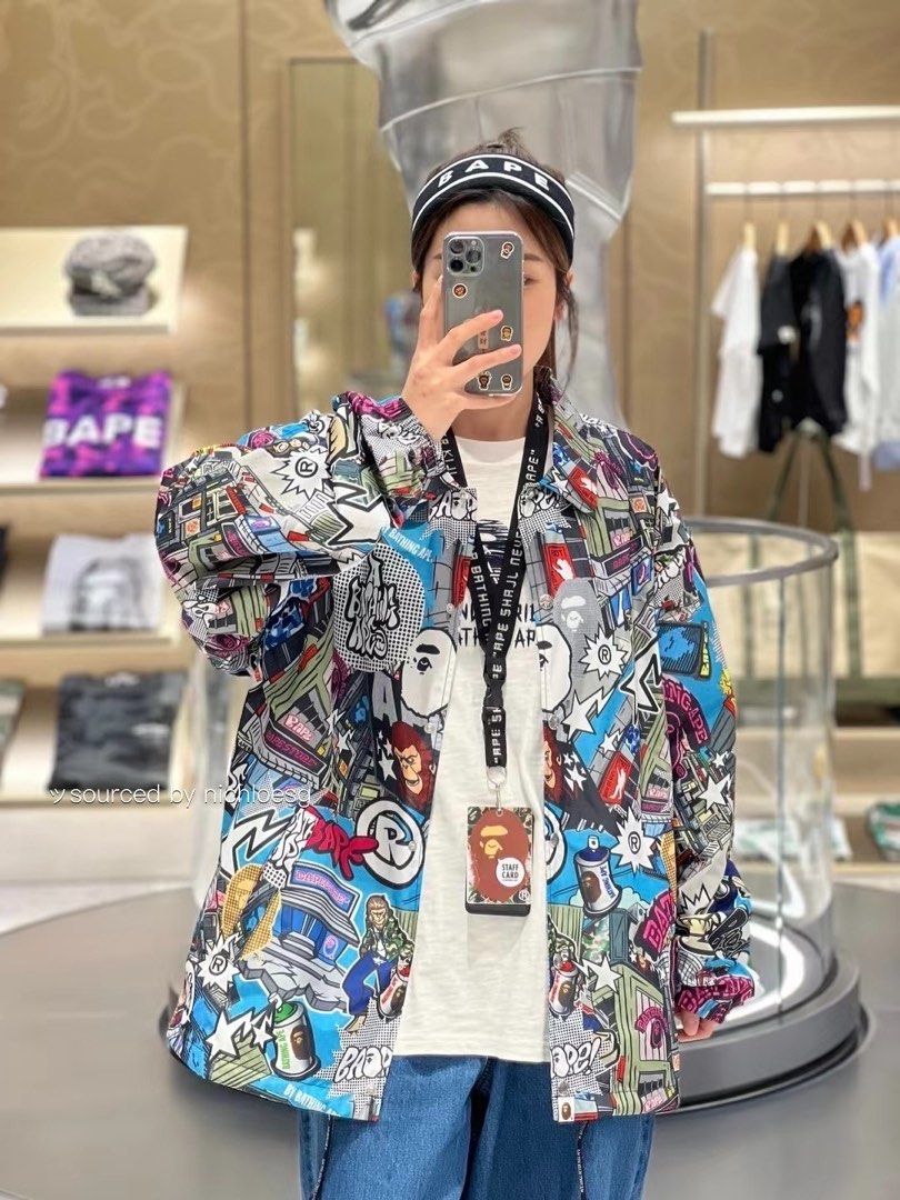 BAPE COMIC ART COACH JACKET, Men