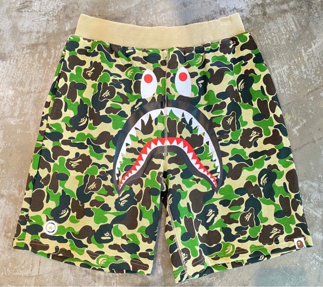Bape Shark WGM Camo Short Bathing Ape