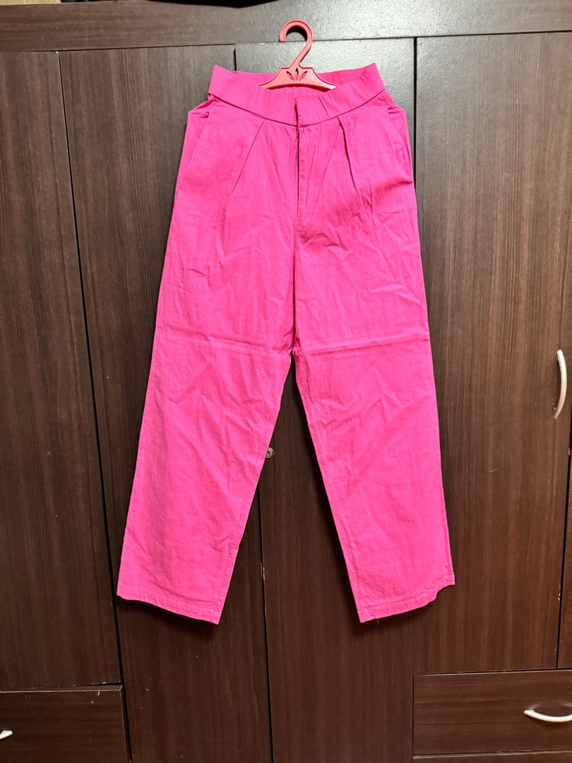 Brand New $59 TOMMY HILFIGER Peach Cotton Casual Pants Trousers