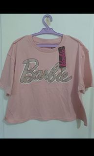 Barbie women's semi crop t shirt