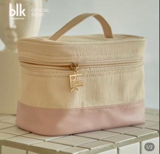 BLK Skin Linen Bag Beige Pink
