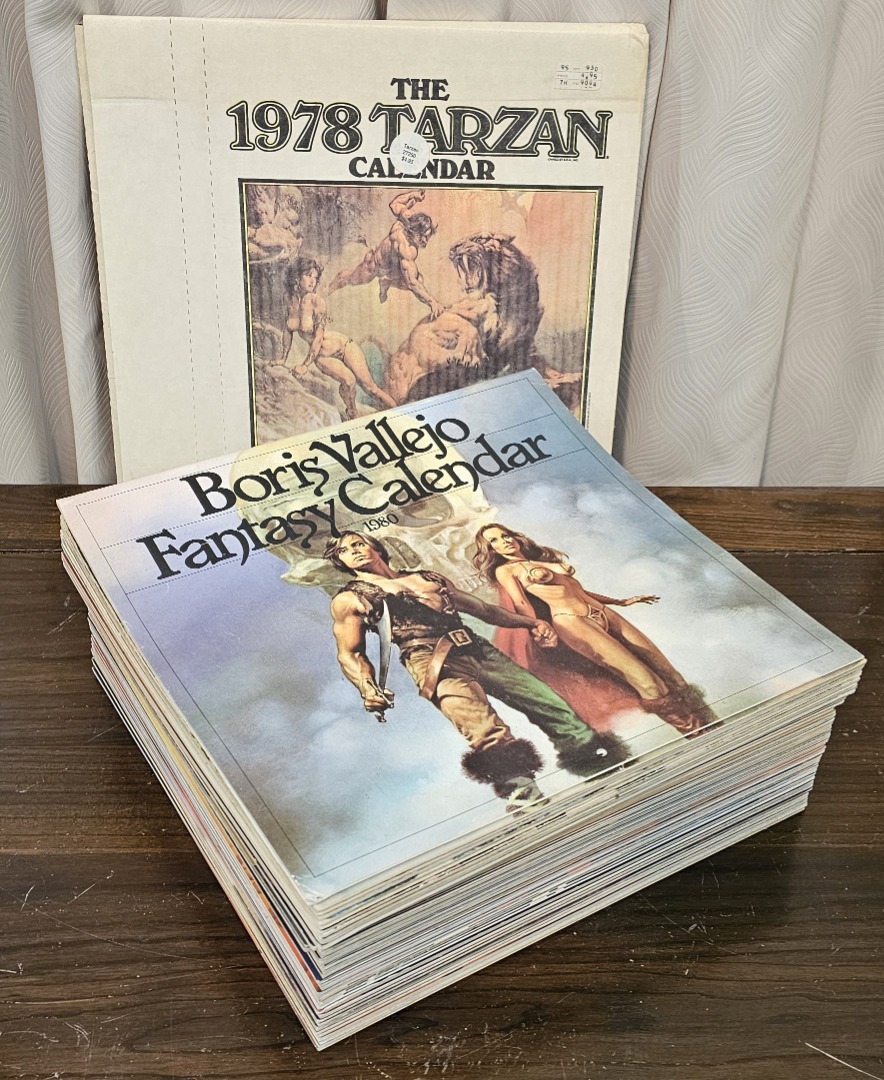 Boris Vallejo Art Calendars from 10 Each Before Discount!, Hobbies