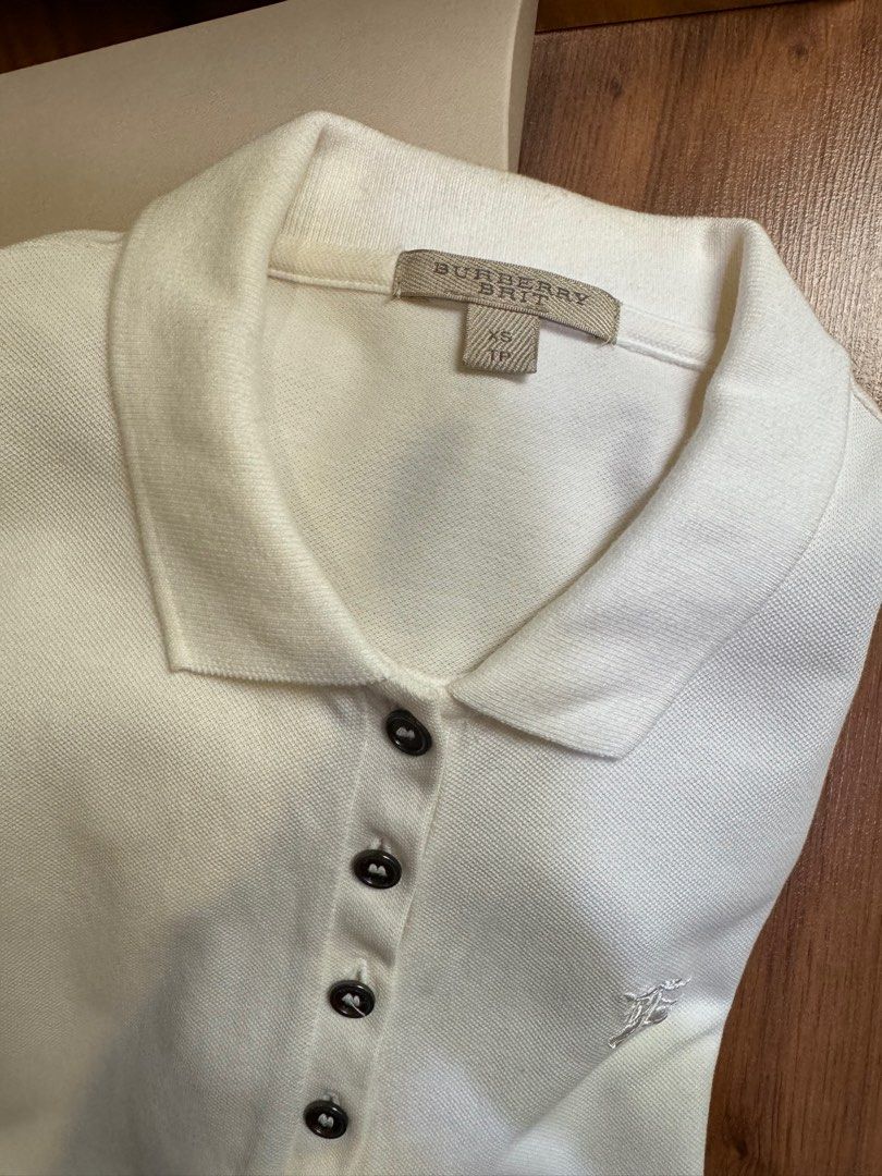 Burberry Polo Shirt Size XS Authentic Women s Fashion Tops Shirts on Carousell
