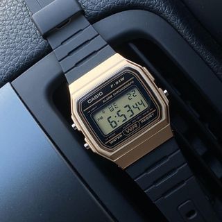 Casio Original black & gold watch