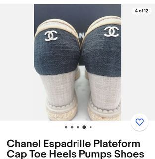 Chanel Espadrille Platform