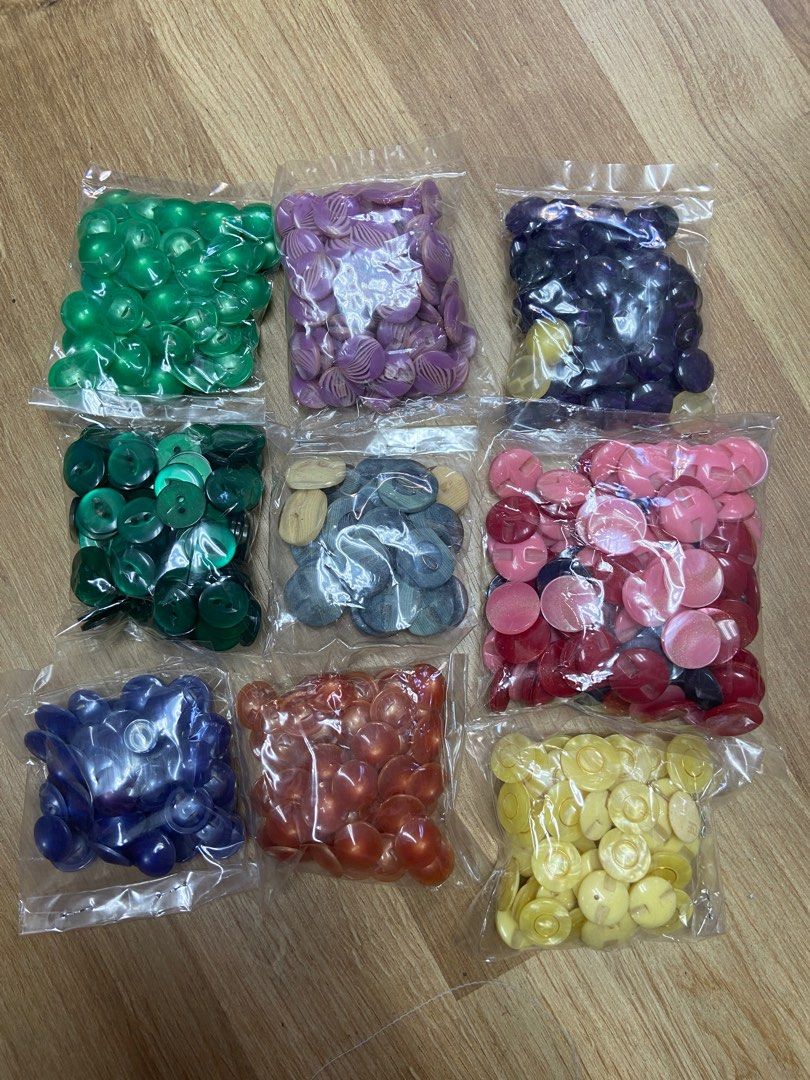 VINTAGE sale diy sewing art and craft supplies Beads Buttons