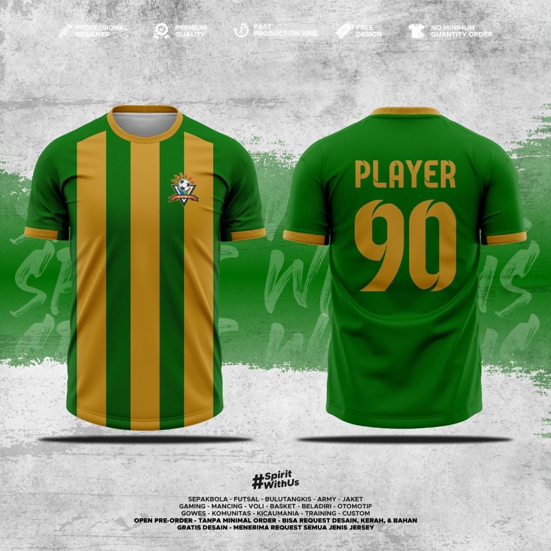 Contoh Printing Jersey Sepakbola Terbaru Surabaya