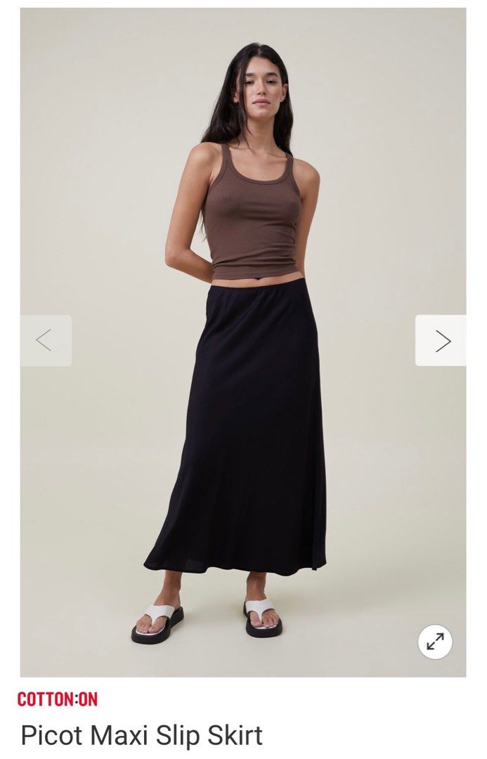 Cotton on slip discount skirt