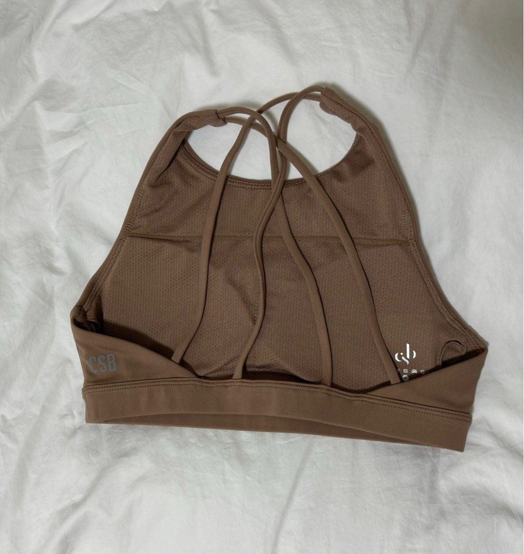 CSB Serenity Dylan Crop - Camel (Authentic), Women's Fashion, Activewear on  Carousell