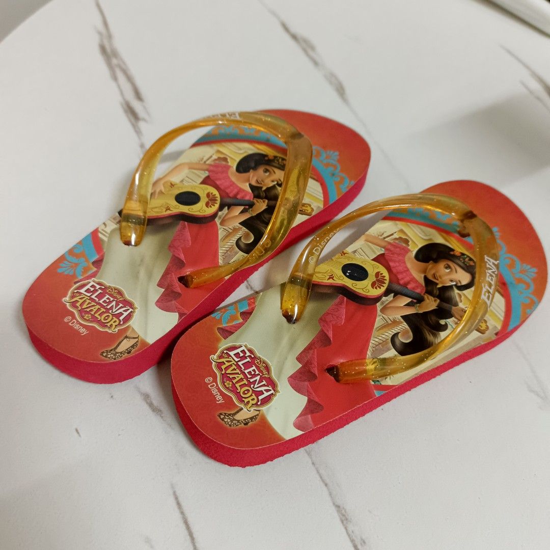 DISNEY Elena Avalor Red Slippers fit for EU 26 27 Babies Kids Babies Kids Fashion on Carousell