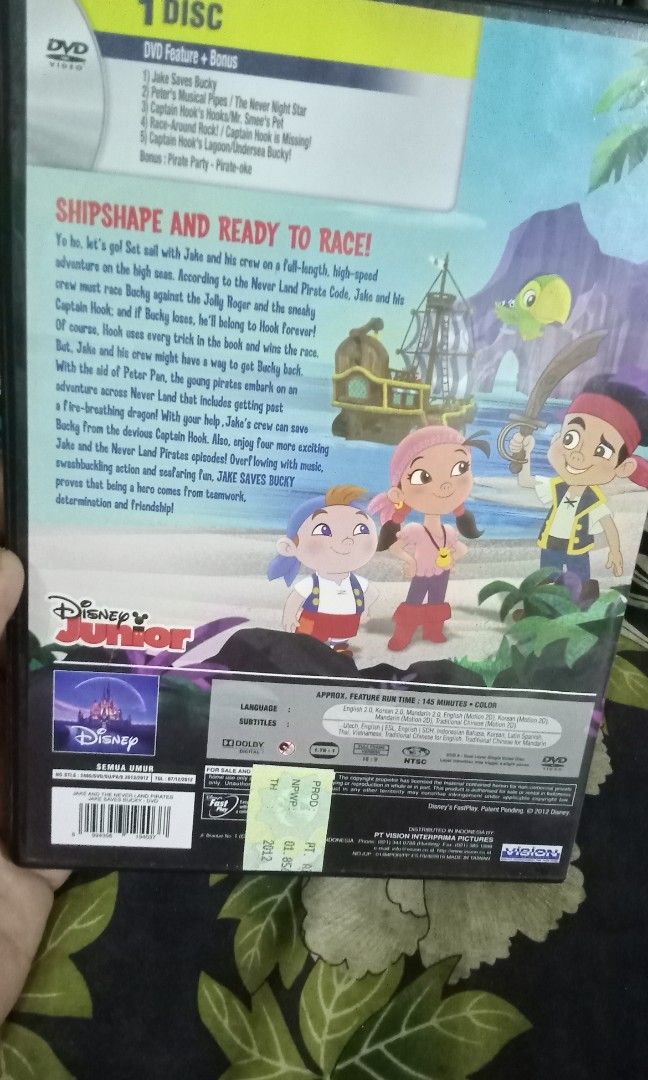 DVD JAkE NeVErland disnE…