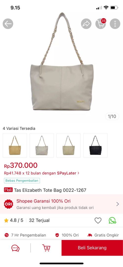 Tas tote bag elizabeth new arrivals