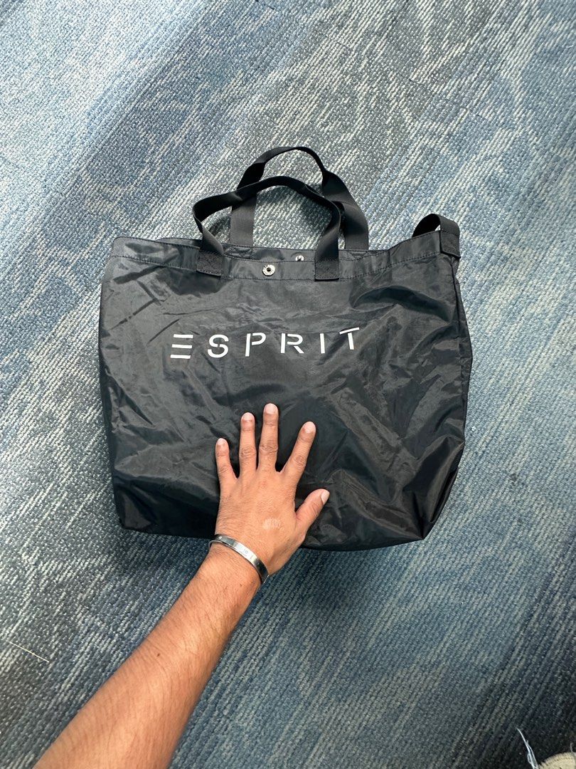 Esprit Weekend Bag Tote Bag Black Women s Fashion Bags Wallets Tote Bags on Carousell