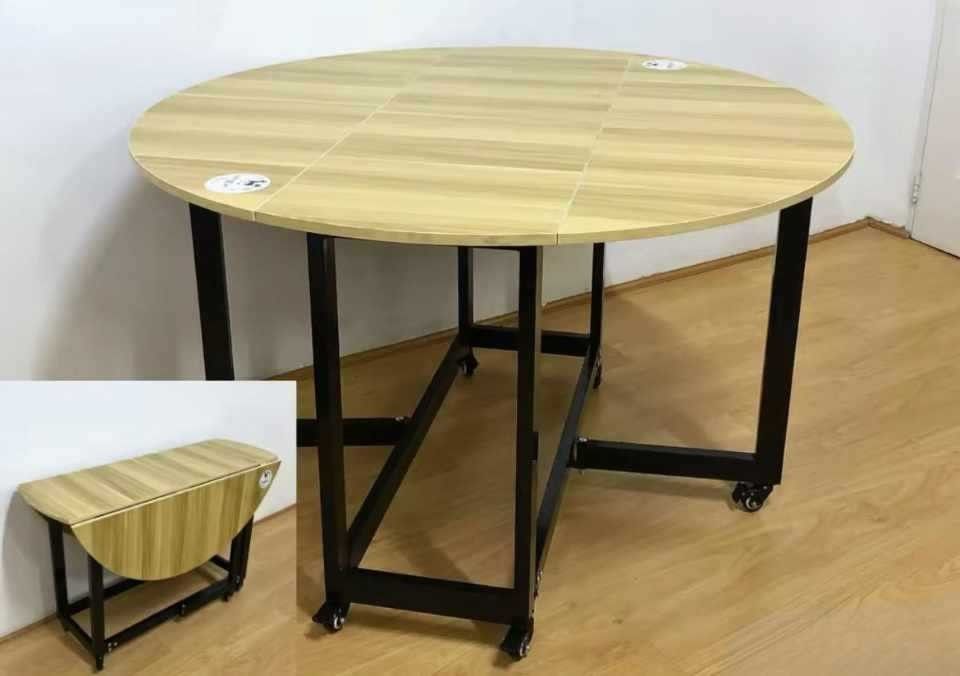 FOLDABLE DINING TABLE 120cm (Category: Tables & Sets) located in Makati City. Submitted by gineth24 (Listing ID 1292695949, Image 2). Description: Sku21 Foldable dining table 2 colors available 4,800 +Sf, may vary per location PM for faster transaction.