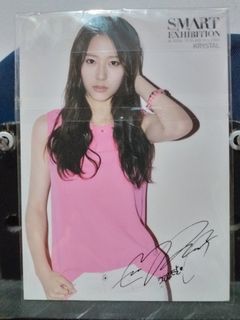 f(x) Krystal Jung SMart Exhibition postcard kpop