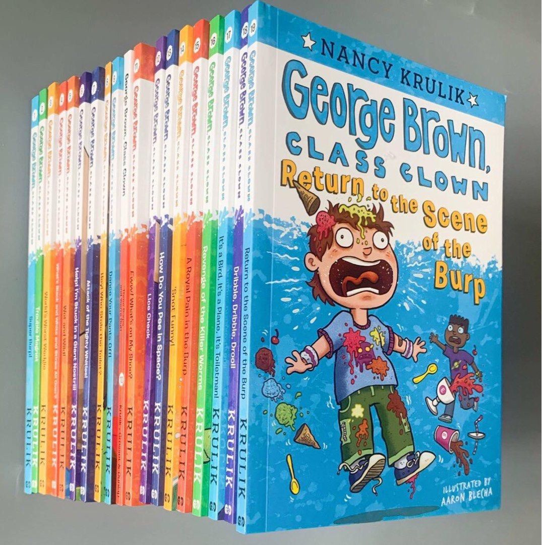 Brown Class Clown Series (19 Books), Hobbies & Toys, Books