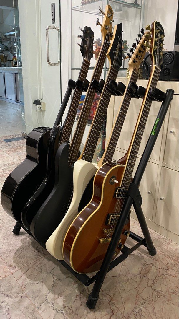 Vari Rack Gravity Vari-G 5 Guitar Rack, Hobbies & Toys, Music & Media, Music ...