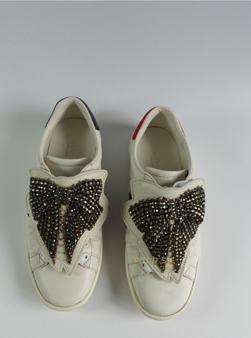 Gucci bow sneakers discount