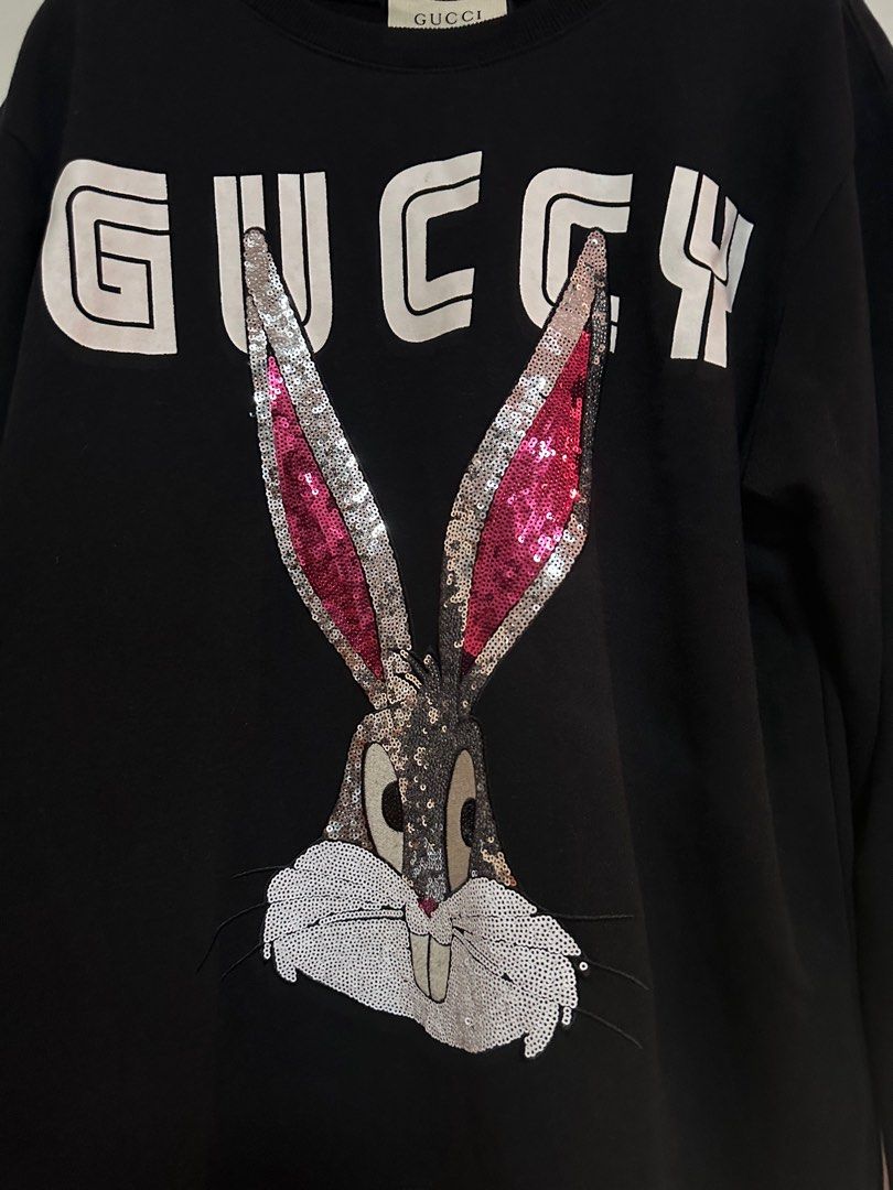 Gucci rabbit black sweatshirt