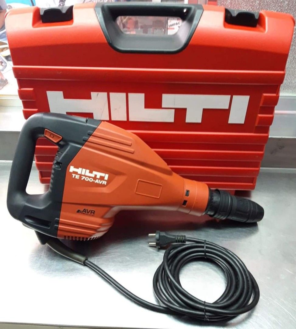 HILTI TE700 AVR DEMOLITION HAMMER (Category: Construction Tools & Equipment) located in Manila. Submitted by tonpornel (Listing ID 1292669533, Image 2). Description: Ton-Pornel Mercantile • We supply Powertools, Hardware tools, Plumbing, Paints, Electrical and Construction materials • We offer Paint Mixing and Powertools Repair Visit us: 38 Marcos Highway Mayamot, Antipolo City https://maps.google.com/?cid=1384230075759805792&entry=gps Store hour
