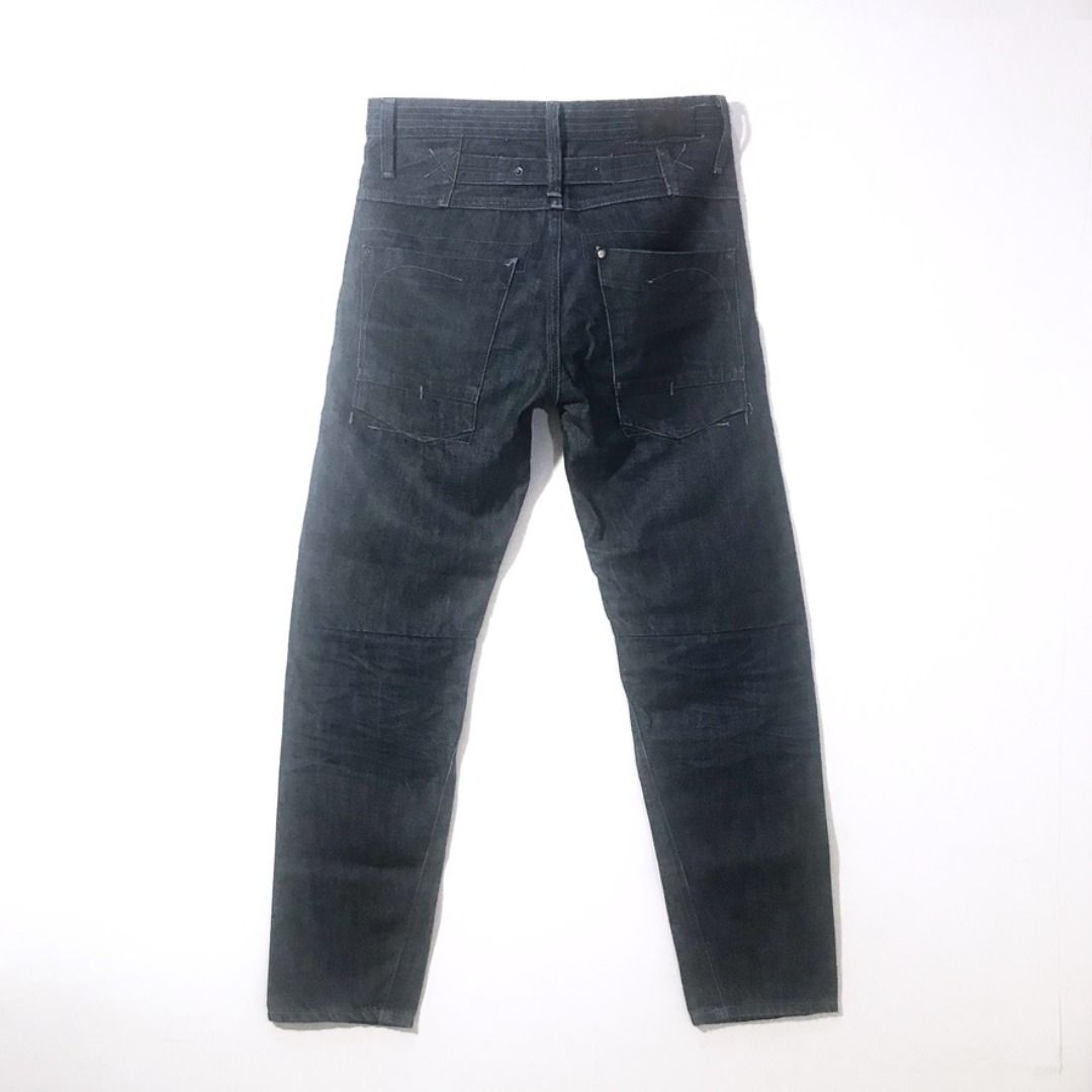 H M Selvedge Washed Denim Jeans Men s Fashion Bottoms Jeans on Carousell