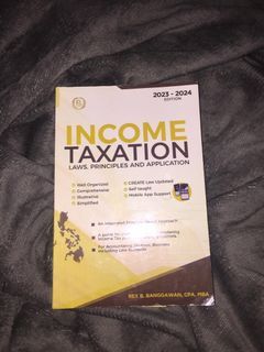 Income taxation 2023-2024