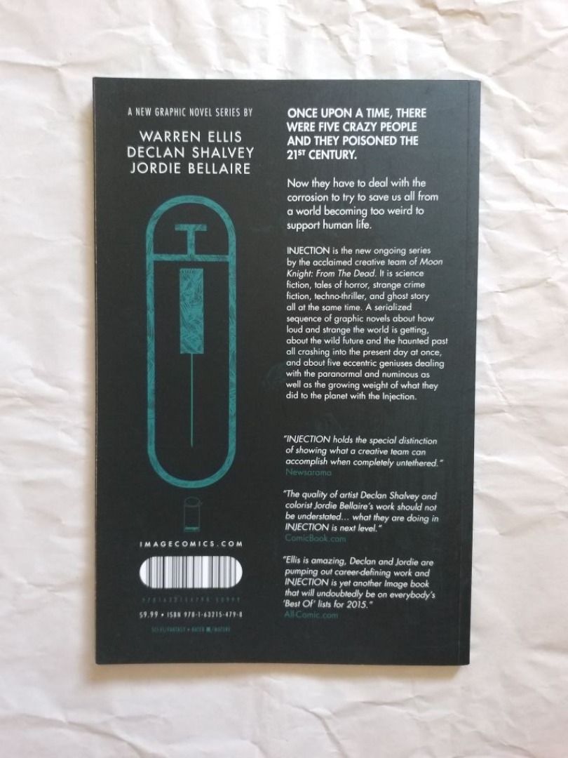 Injection Volume 1 Paperback – Illustrated, Hobbies & Toys, Books ...