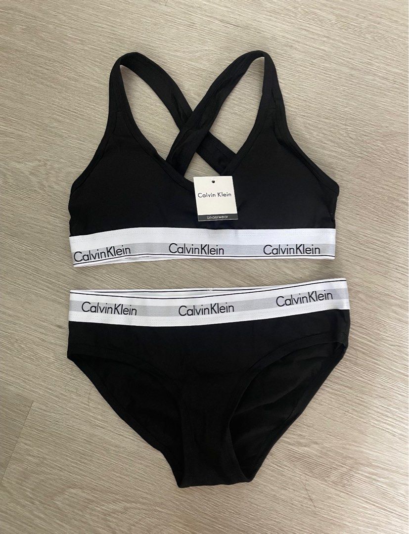 INSTOCK Calvin Klein Bra Set Black
