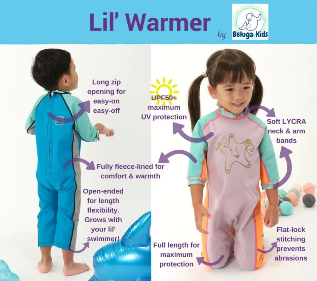 Fleece lined baby swimsuit online