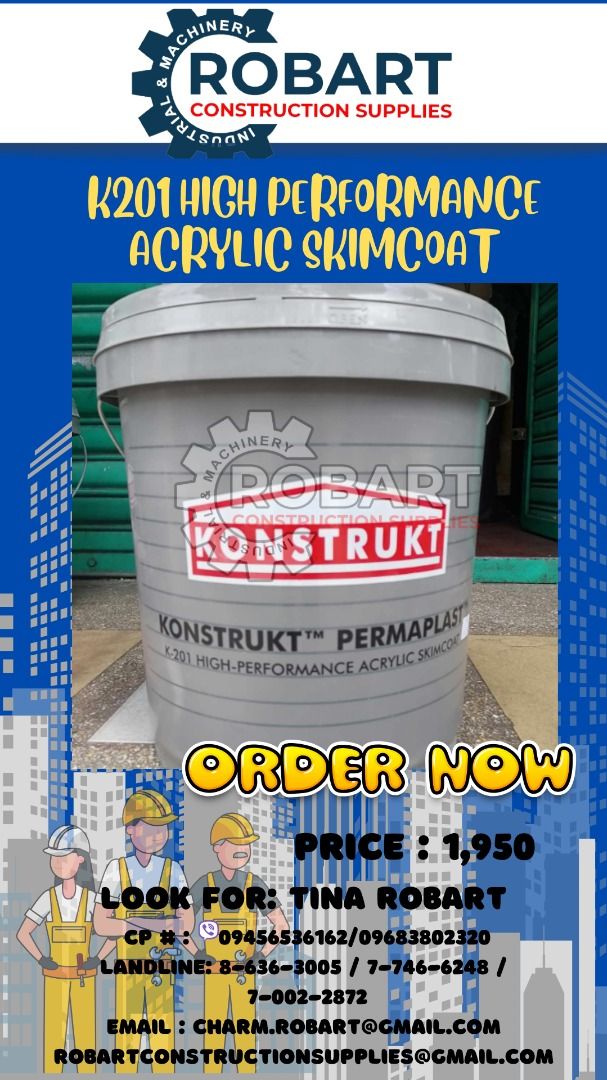 KONSTRUKT PERMAPLAST K-201/K-202, Commercial & Industrial, Construction ...
