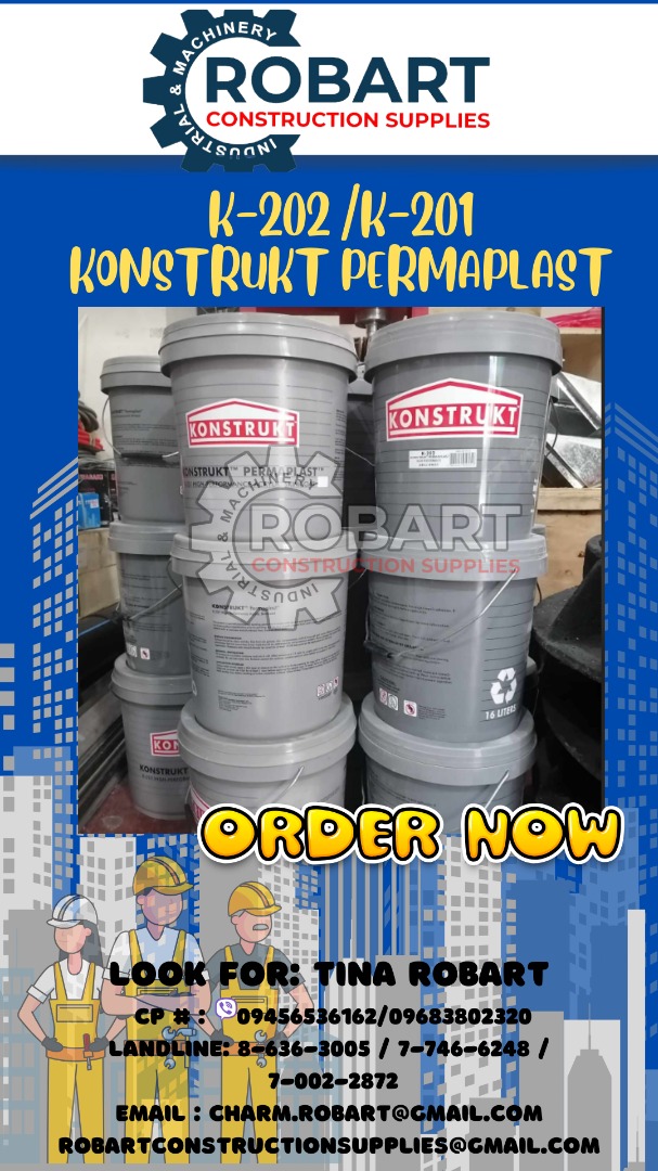 KONSTRUKT PERMAPLAST K-201/K-202, Commercial & Industrial, Construction ...