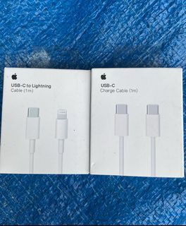 MacBook/ iPhone charger type c to type c & type c to lightning